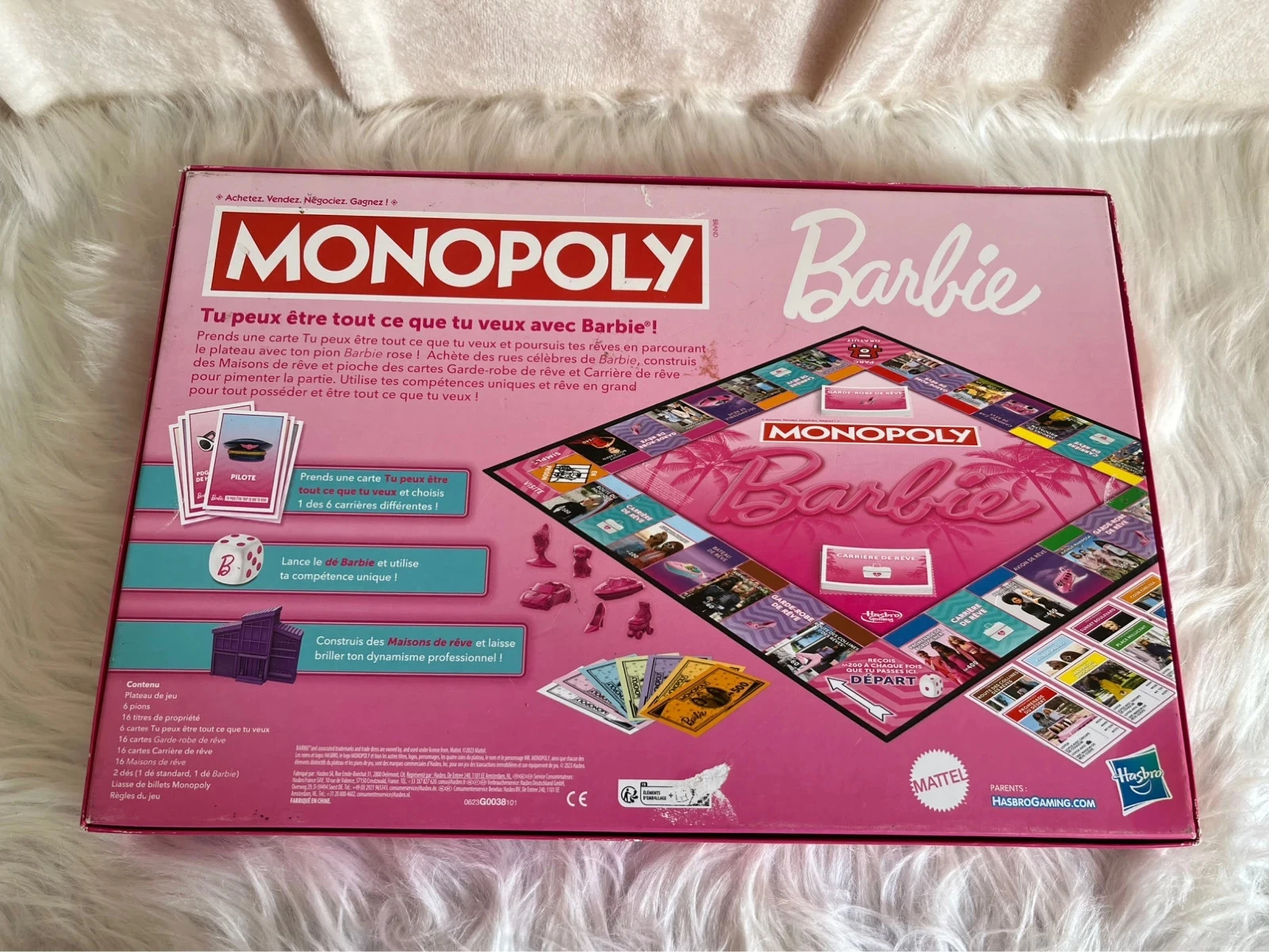 Monopoly Barbie – edición rosa coleccionista – photo 5